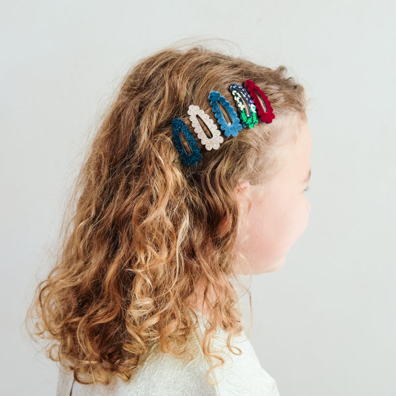 Pack 5 Mini Ganchos Blackberry Scalloped - a ser usado