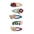 Pack 5 Mini Ganchos Winter Mini Beasts Multi Mimi&Lula - fundo branco