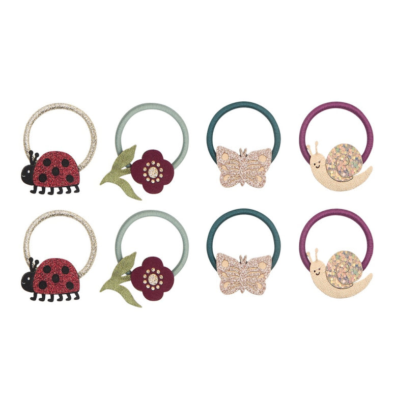 Pack 8 Mini Elásticos Winter Mini Beasts Multi Mimi&Lula - fundo branco
