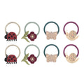 Pack 8 Mini Elásticos Winter Mini Beasts Multi Mimi&Lula - fundo branco