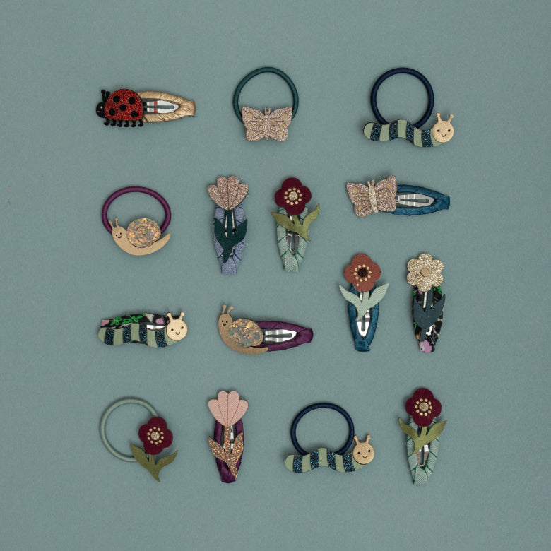 Pack 8 Mini Elásticos Winter Mini Beasts - detalhe