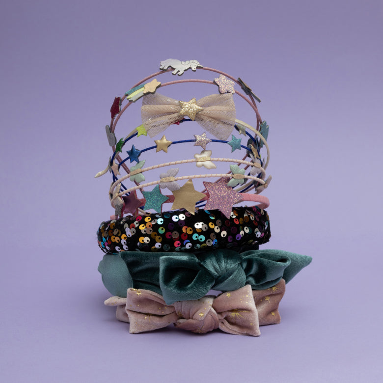 Bandolete Velvet Edie Bow - detalhe