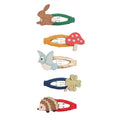 Pack 5 Mini Ganchos Woodland Pals Bright Multi Mimi&Lula - fundo branco