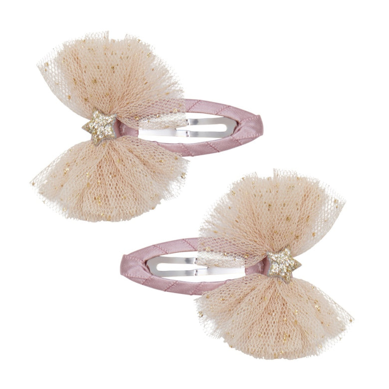 Pack 2 Ganchos Large Tutu Bow Neutral Mimi&Lula - fundo branco