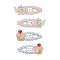 Pack 4 Ganchos Afternoon Tea Pink Mimi&Lula - fundo branco