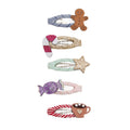 Pack 5 Ganchos Cosy Christmas Food Multi Mimi&Lula - fundo branco