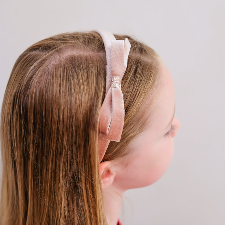 Bandolete Violet Bow Pink - vista lateral