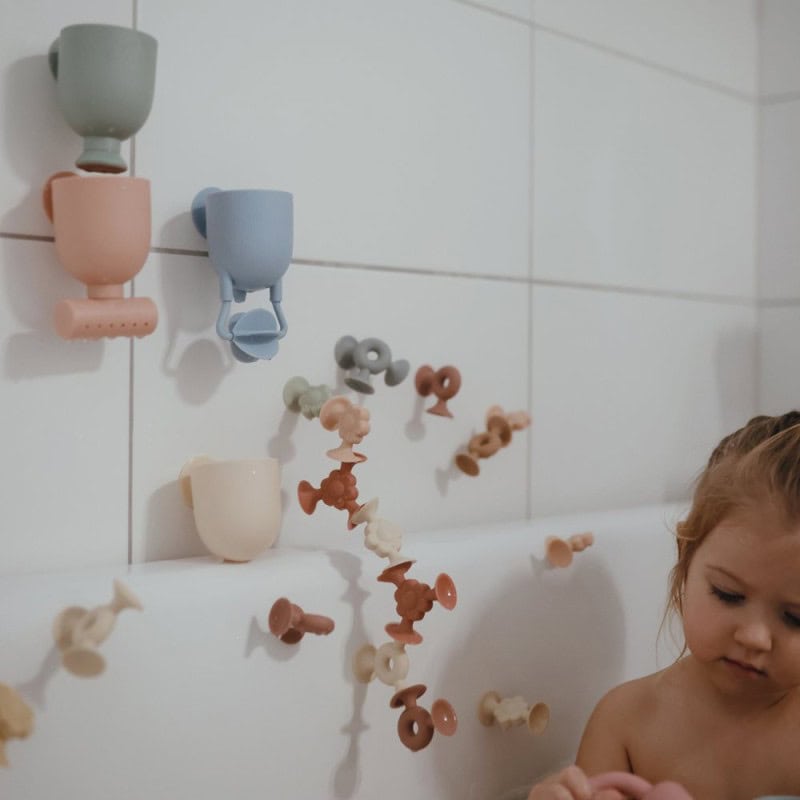 Pack 4 | Brinquedos Banho | Pour&Play | Solid Multi
