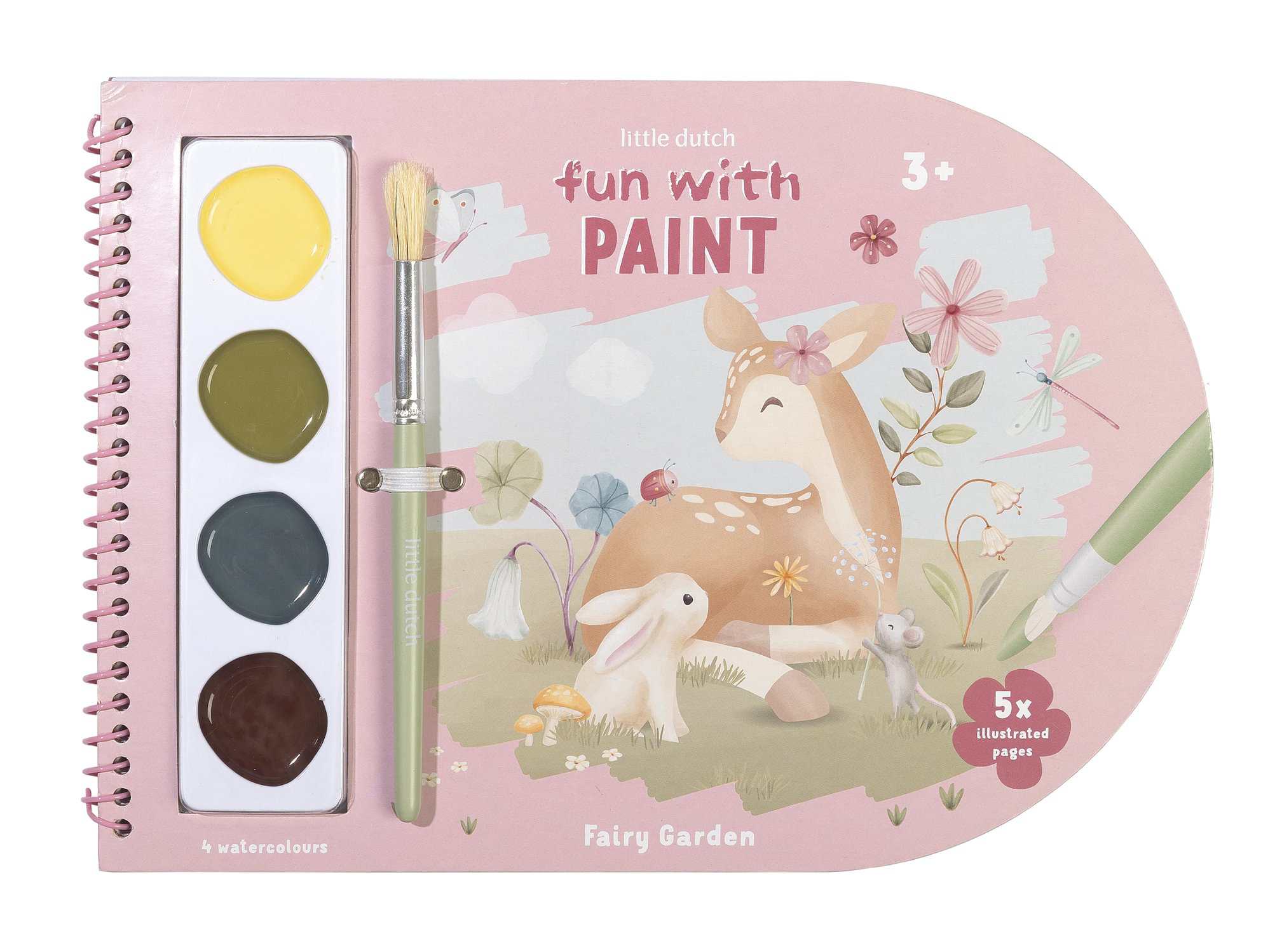 Livro de Pintura | Aguarelas | Fairy Garden