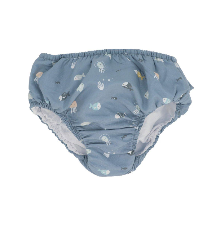 Cueca Banho Fralda | Peixes