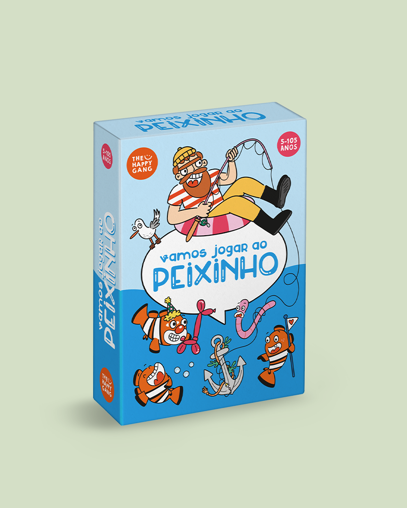 Brain Away - Vamos Jogar ao PEIXINHO - caixa do jogo The Happy Gang