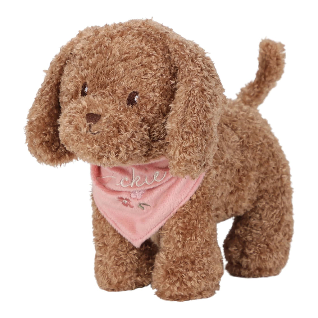 Cão Jackie em Saco de Viagem