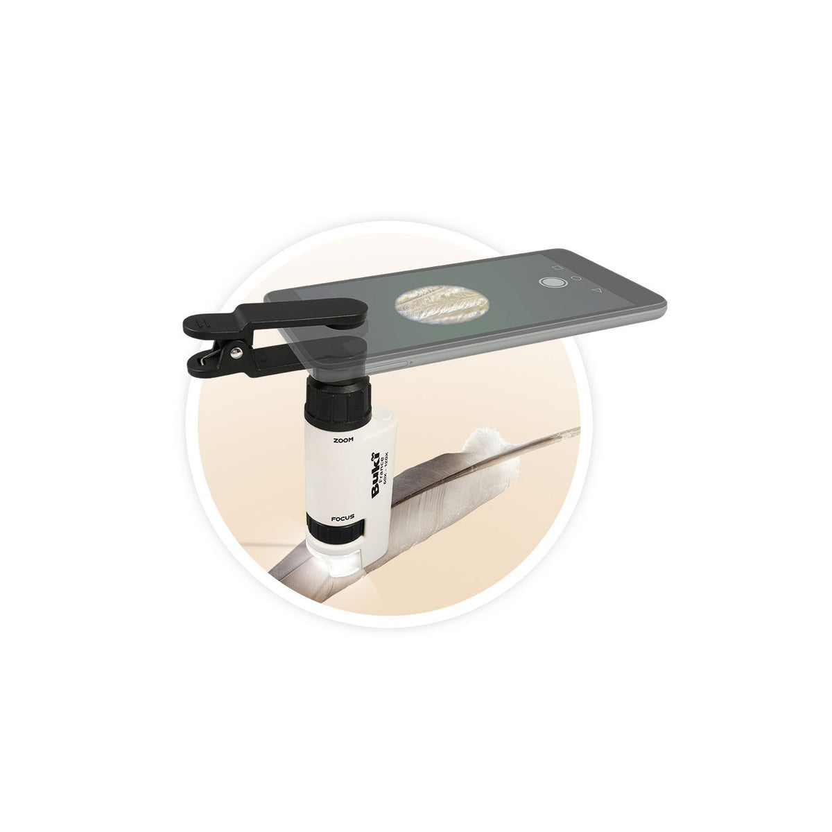 Microscópio de Bolso Ampliação 120x Buki - imagem 3