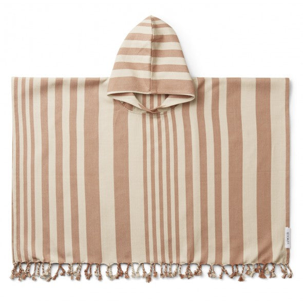 Poncho de praia Roomie Liewood Tuscany Rose Sandy