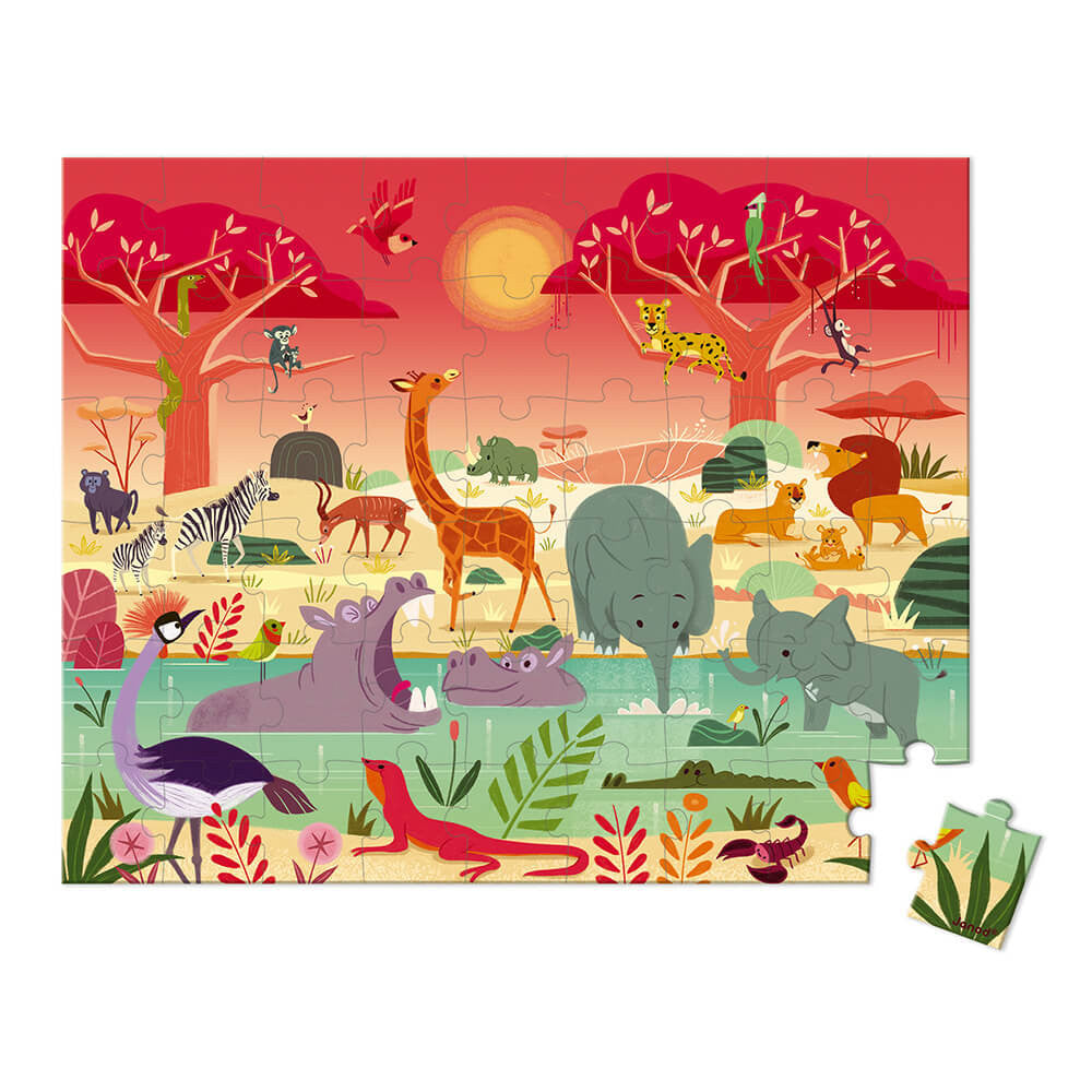 Puzzle | Reserva dos Animais | 54 Peças