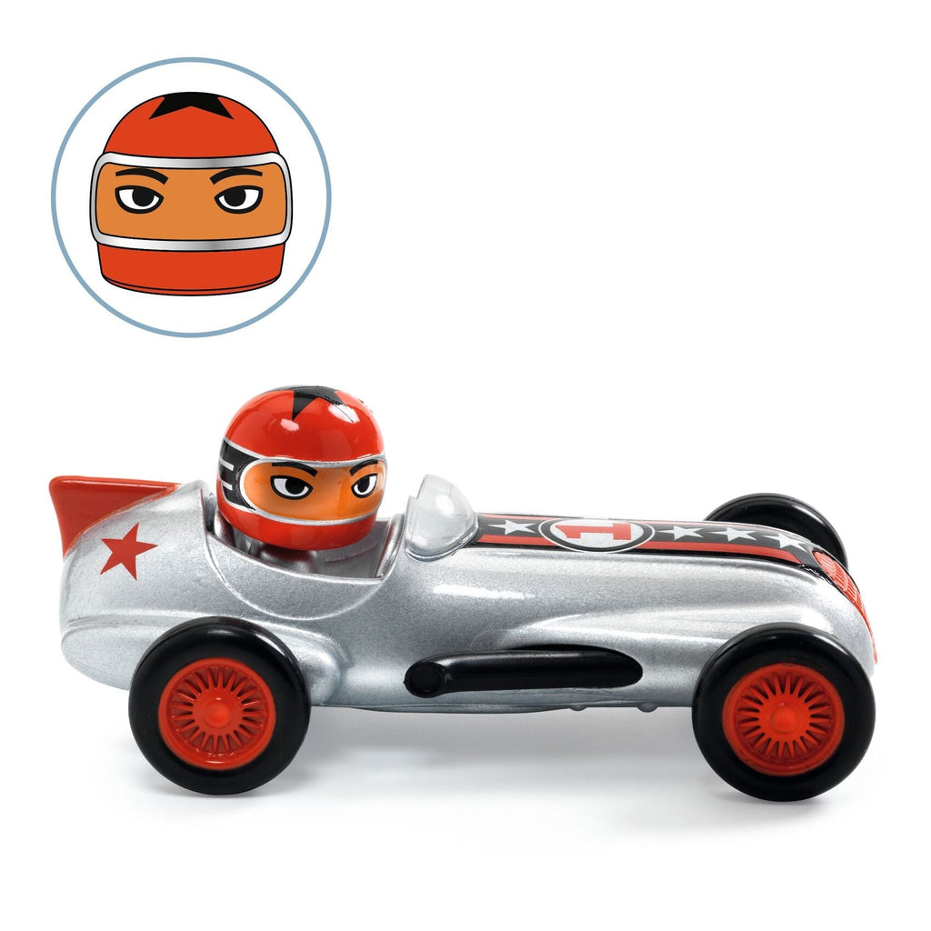 Carrinho Silver Super Speed Crazy Motors Djeco - imagem 2