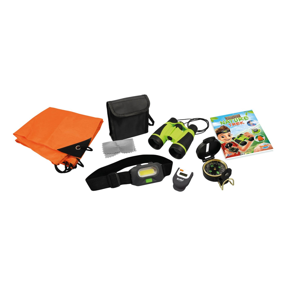 Kit Aventura na Natureza Binóculos e Bússola Buki - imagem 2