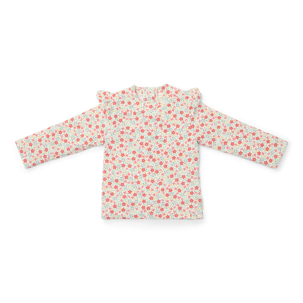T-Shirt de Praia | Manga Comprida | Sunny Flowers