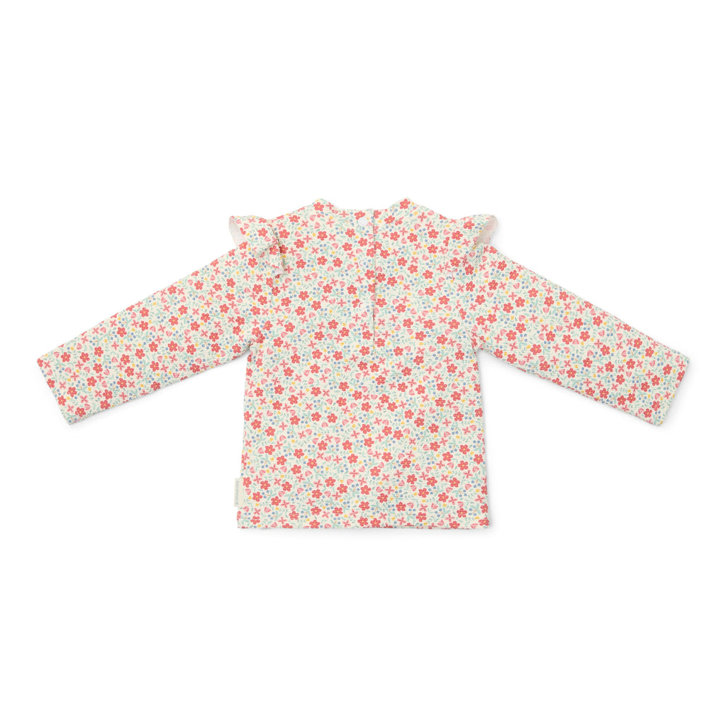 T-Shirt de Praia | Manga Comprida | Sunny Flowers