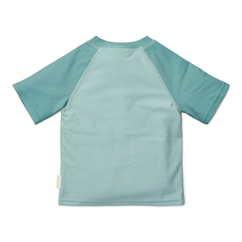 T-Shirt de Praia | Manga Curta | Seashells Surf Blue