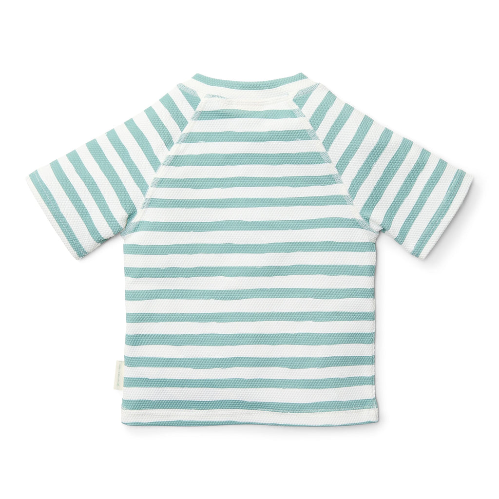 T-Shirt de Praia | Manga Curta | Stripes Surf Blue