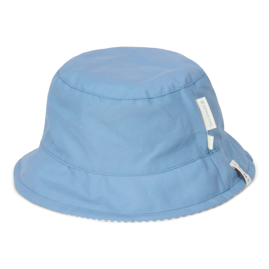 Chapéu Reversível | Bob | Stripes Ocean Blue