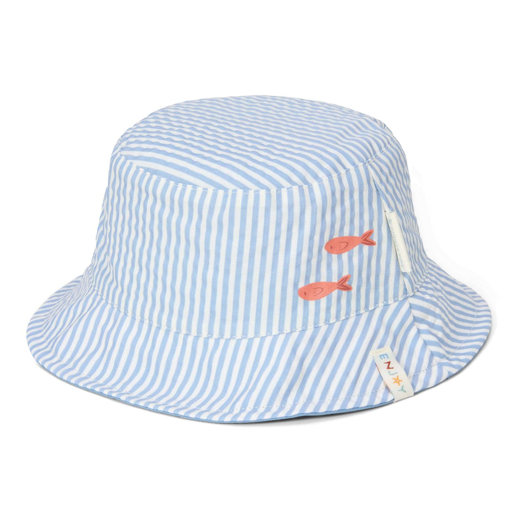 Chapéu Reversível | Bob | Stripes Ocean Blue