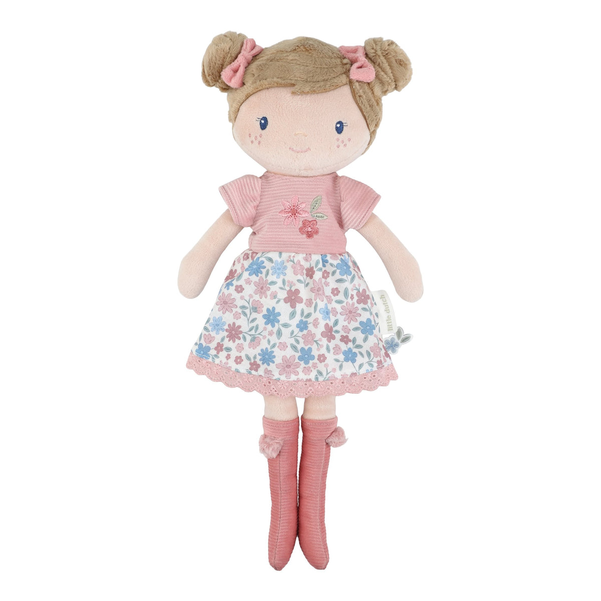 Boneca de pano | Rosa | 35 cm