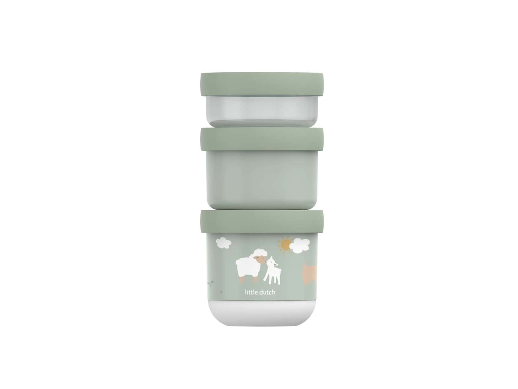 Snackbox Empilhável Mepal | 3 Peças | Little Farm