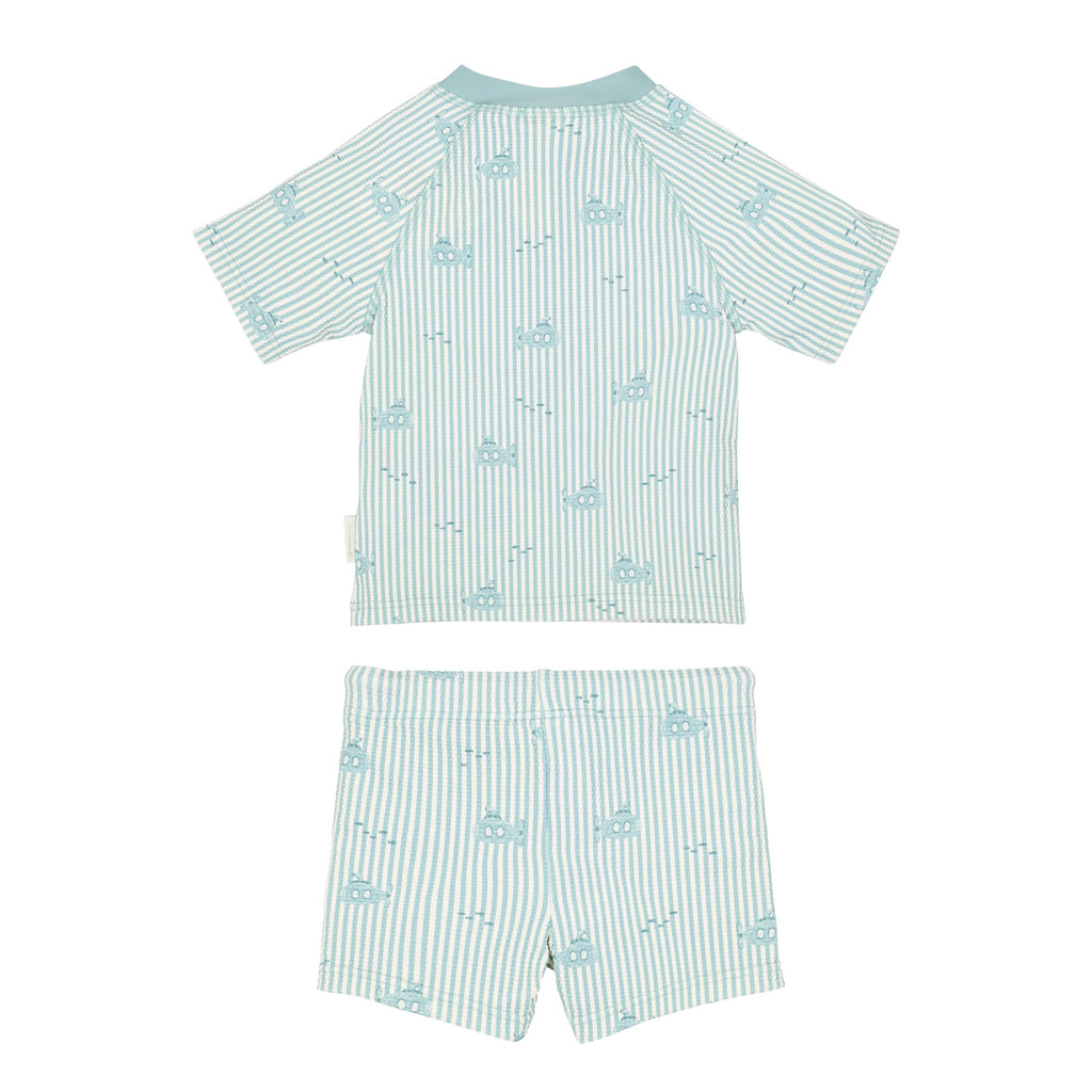 Conjunto de Banho | Camisola de Manga Curta com Calções | Ocean Adventure