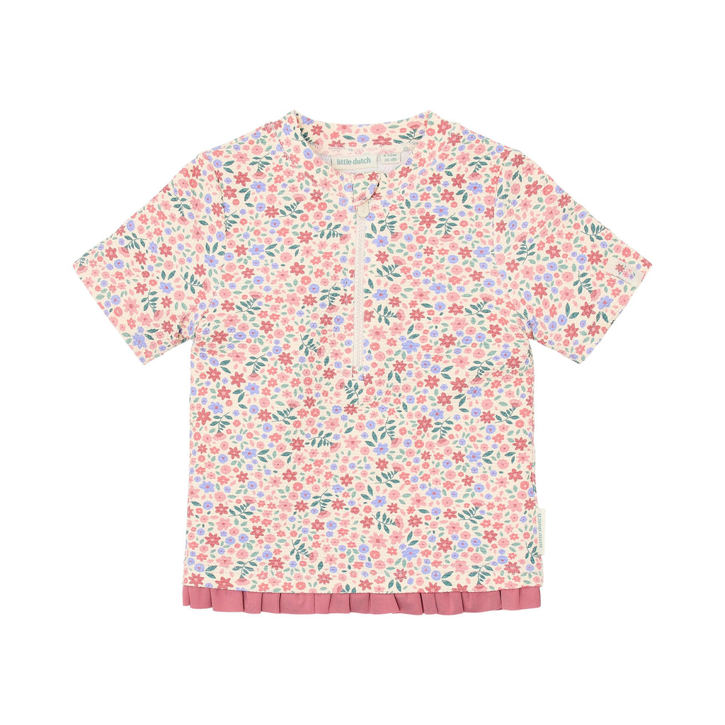 Camisola de Banho | Manga Curta | Dreamy Flowerfield