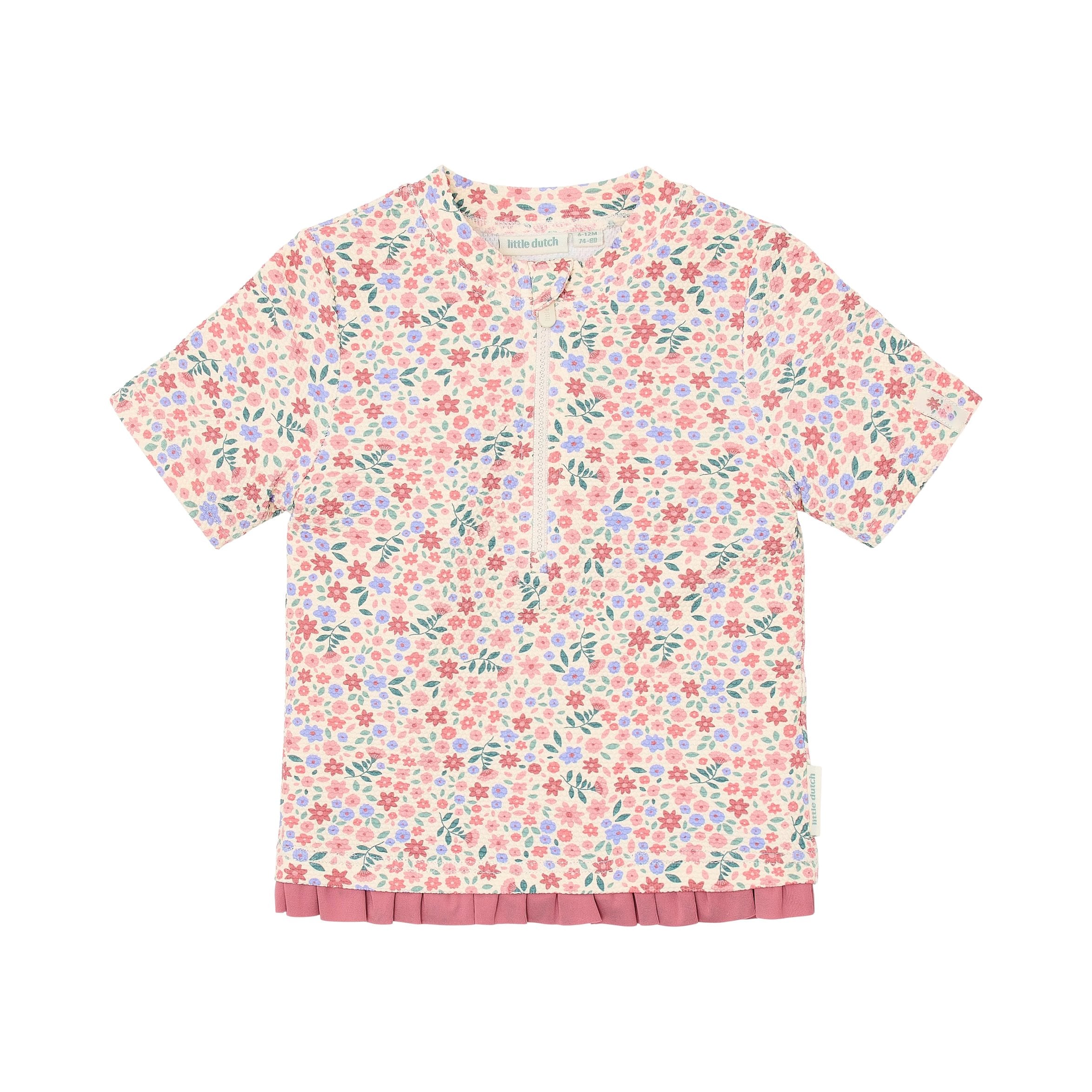 Camisola de Banho | Manga Curta | Dreamy Flowerfield