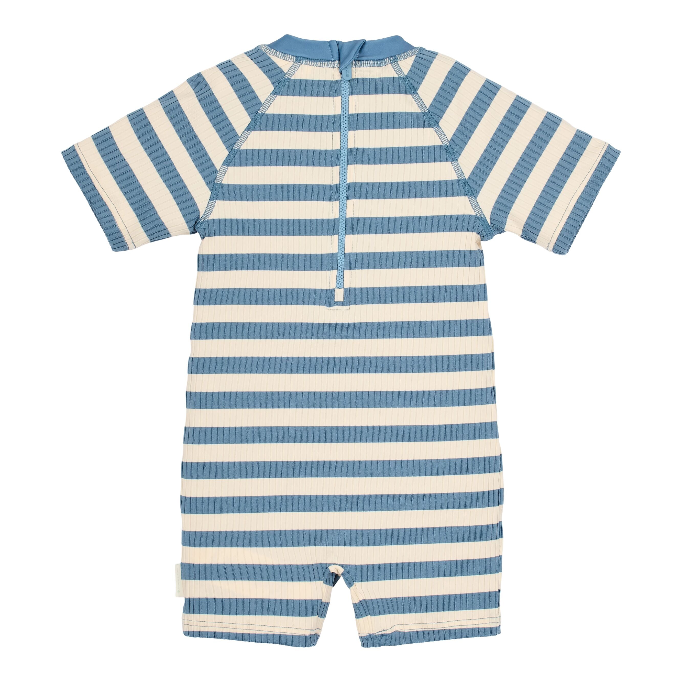 Fato de Banho | Manga Curta | Ocean Blue Stripes