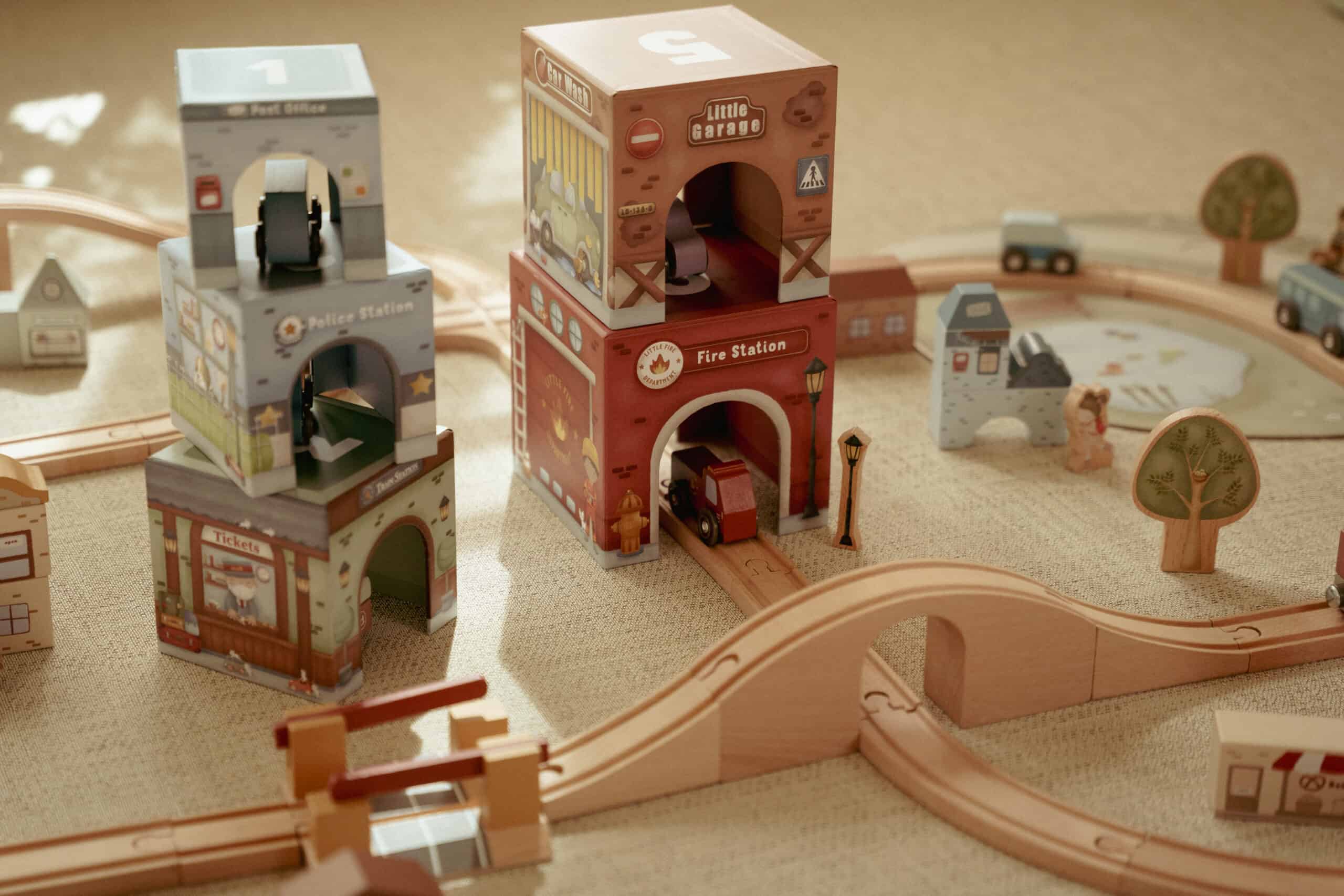 Cubos Empilháveis | Incluí 6 carros