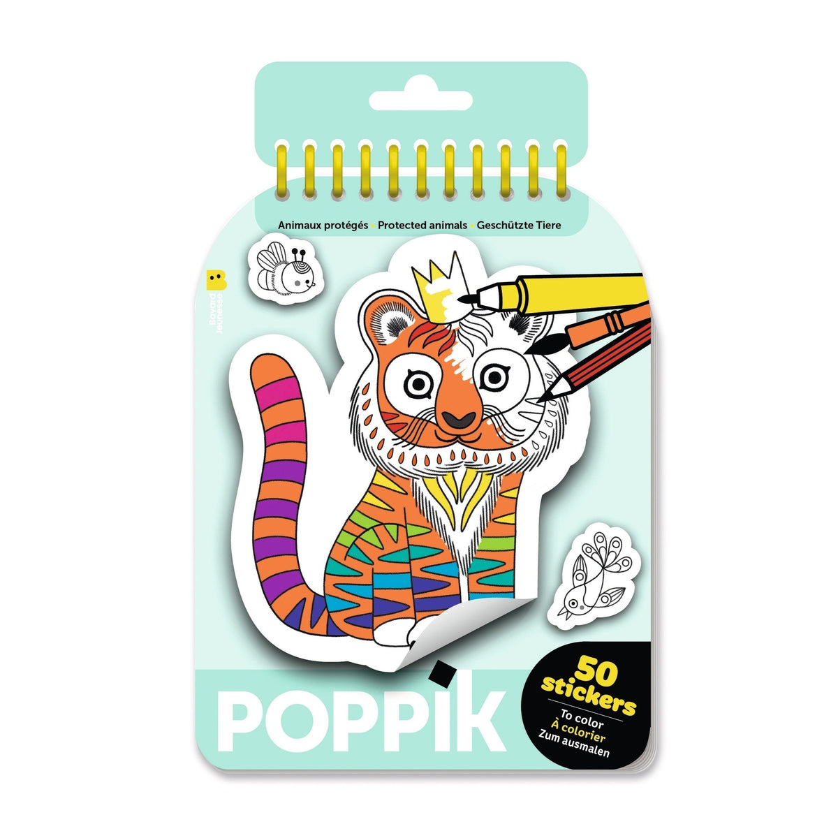 Sticker Notebook | Animals | Poppik
