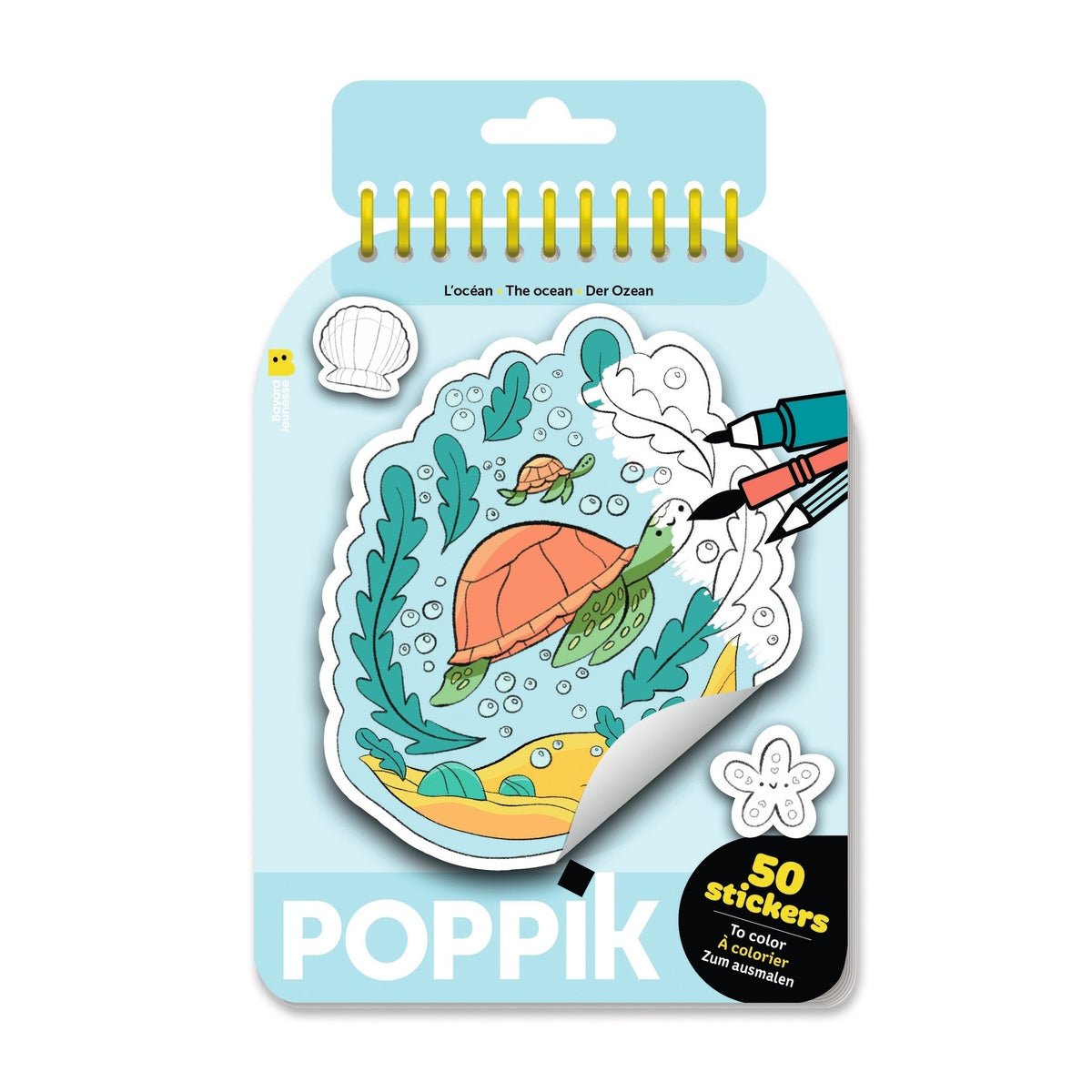 Sticker Notebook | Ocean | Poppik