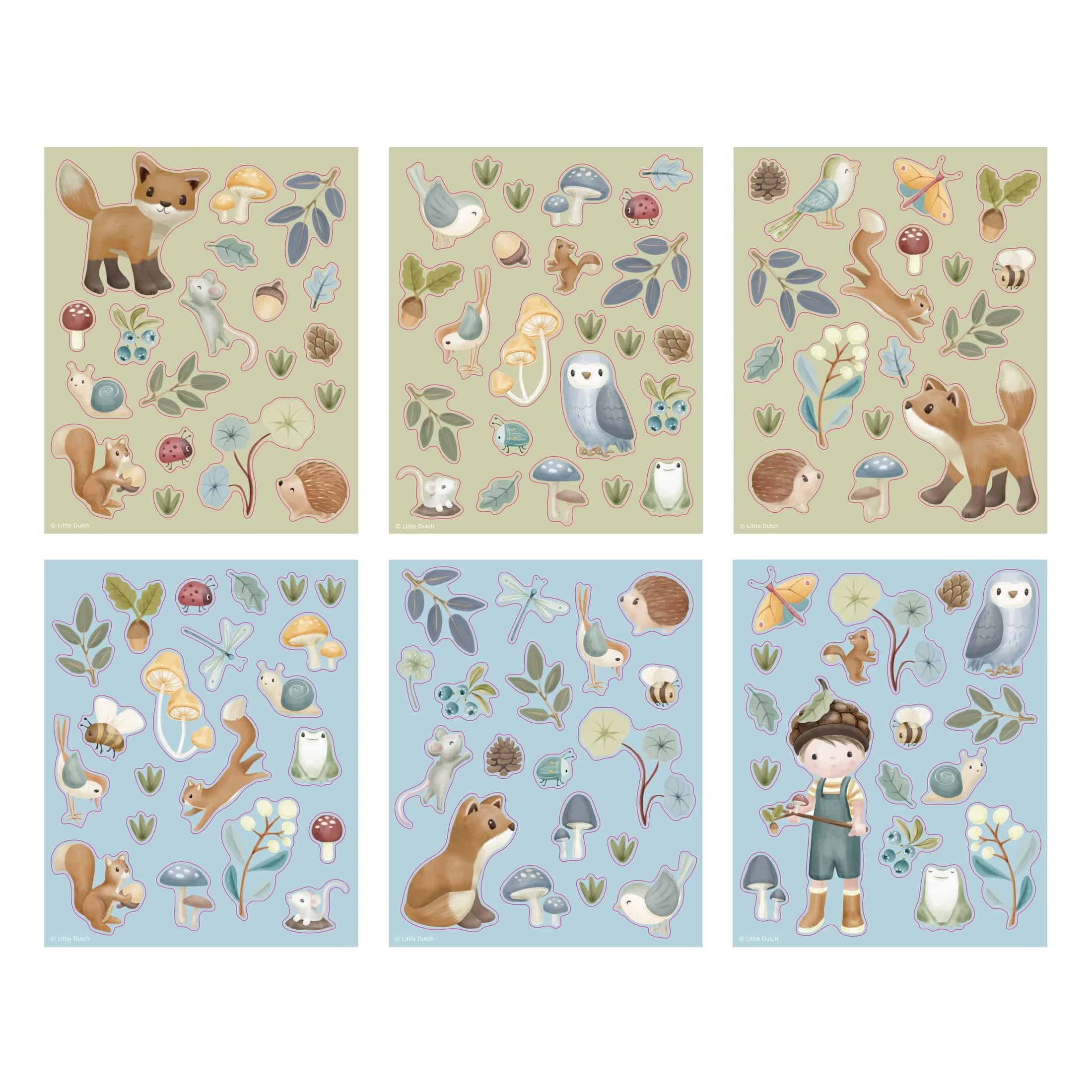 Conjunto de Autocolantes | Forest Friends