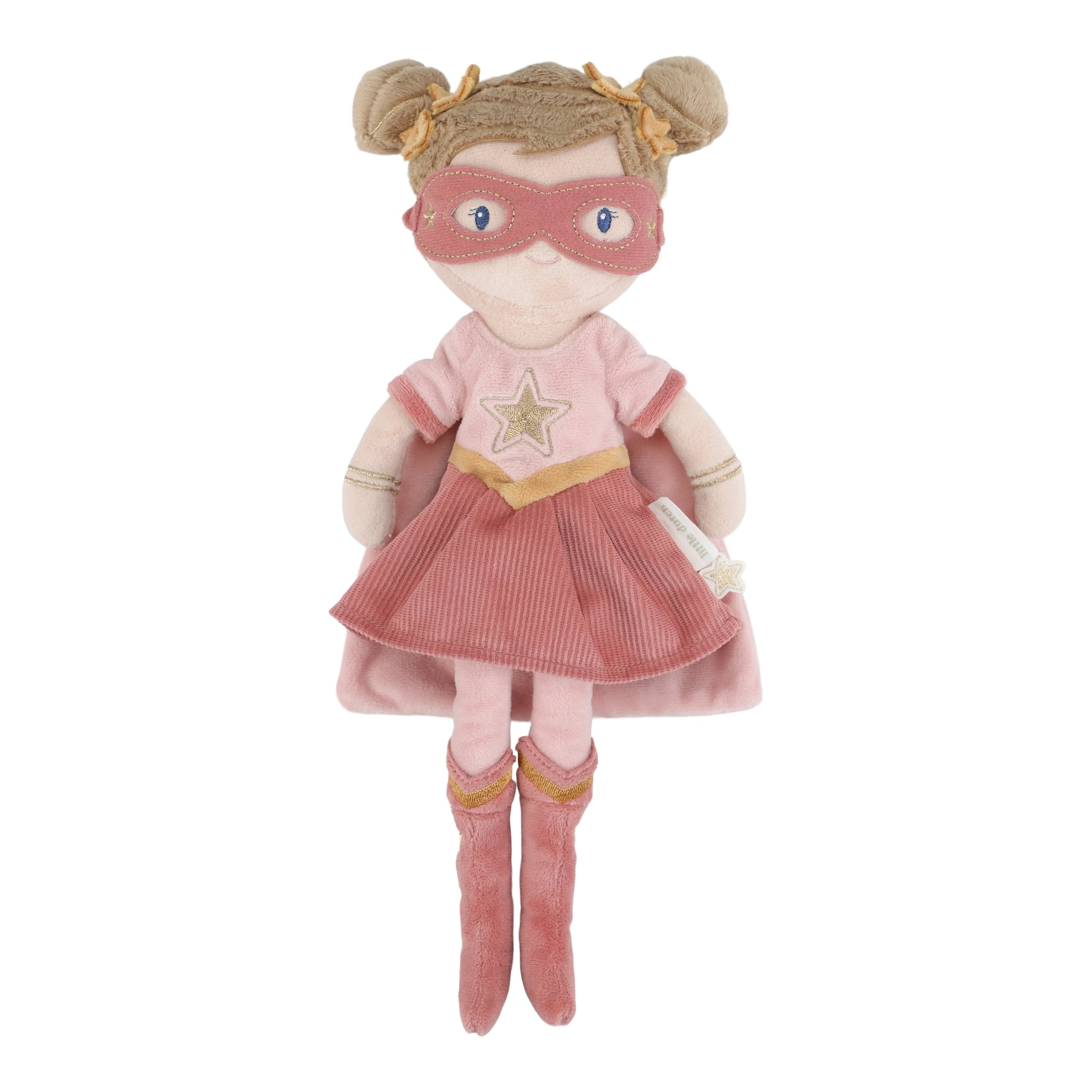 Boneca de pano | Super-Herói | Rosa | 35 cm