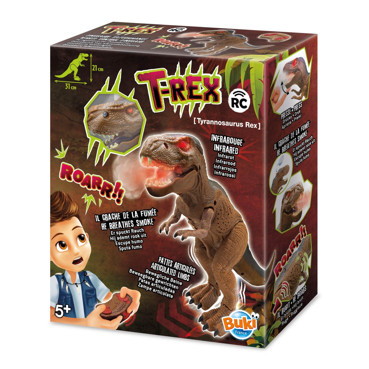 Dinossauro Telecomandado Buki