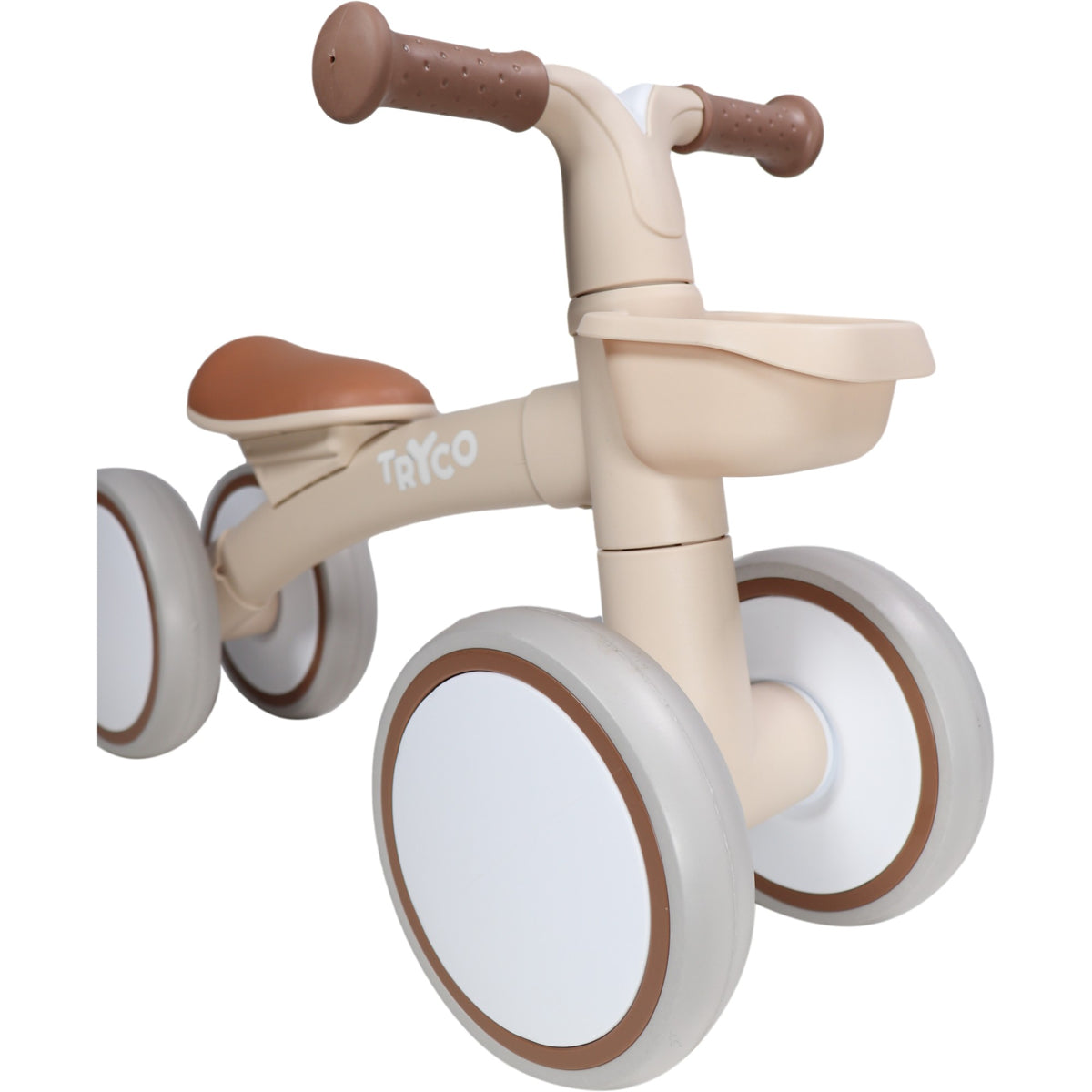 Triciclo First Bike Luna Off white, vista lateral