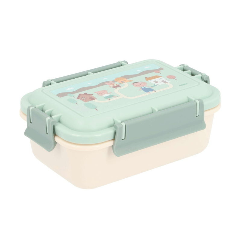 Caixa Lancheira Bento | Three Little Pigs