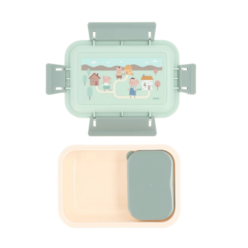 Caixa Lancheira Bento | Three Little Pigs