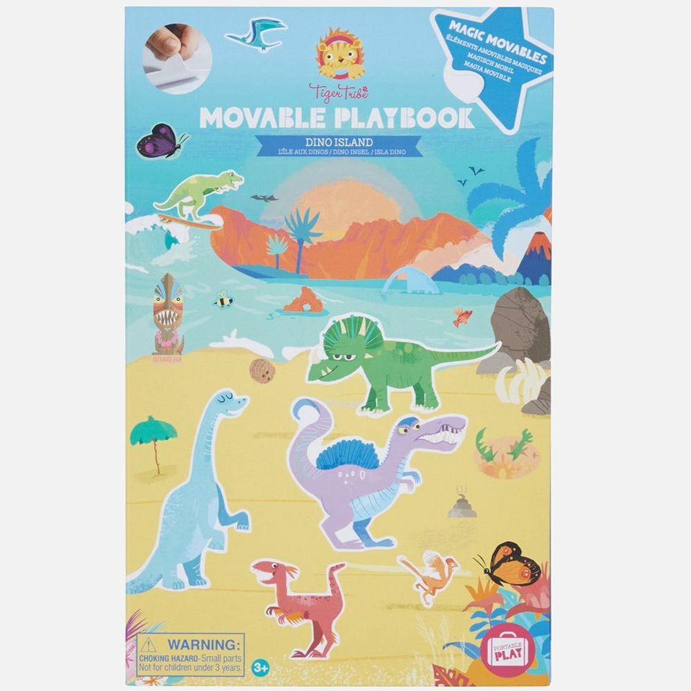 Movable Playbook Dino Island