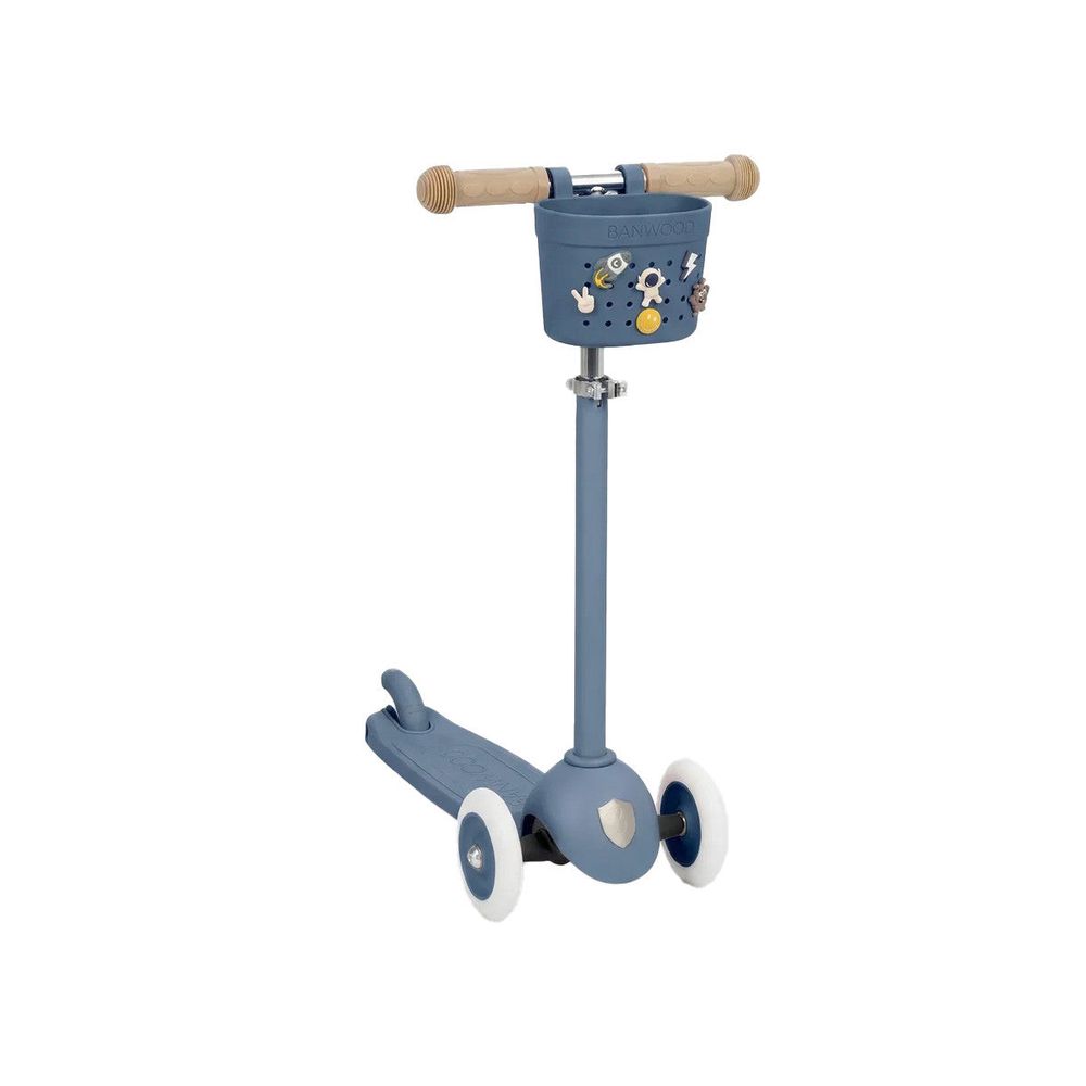 Trotinete Eco Deep Sea com cesto Pin & Ride