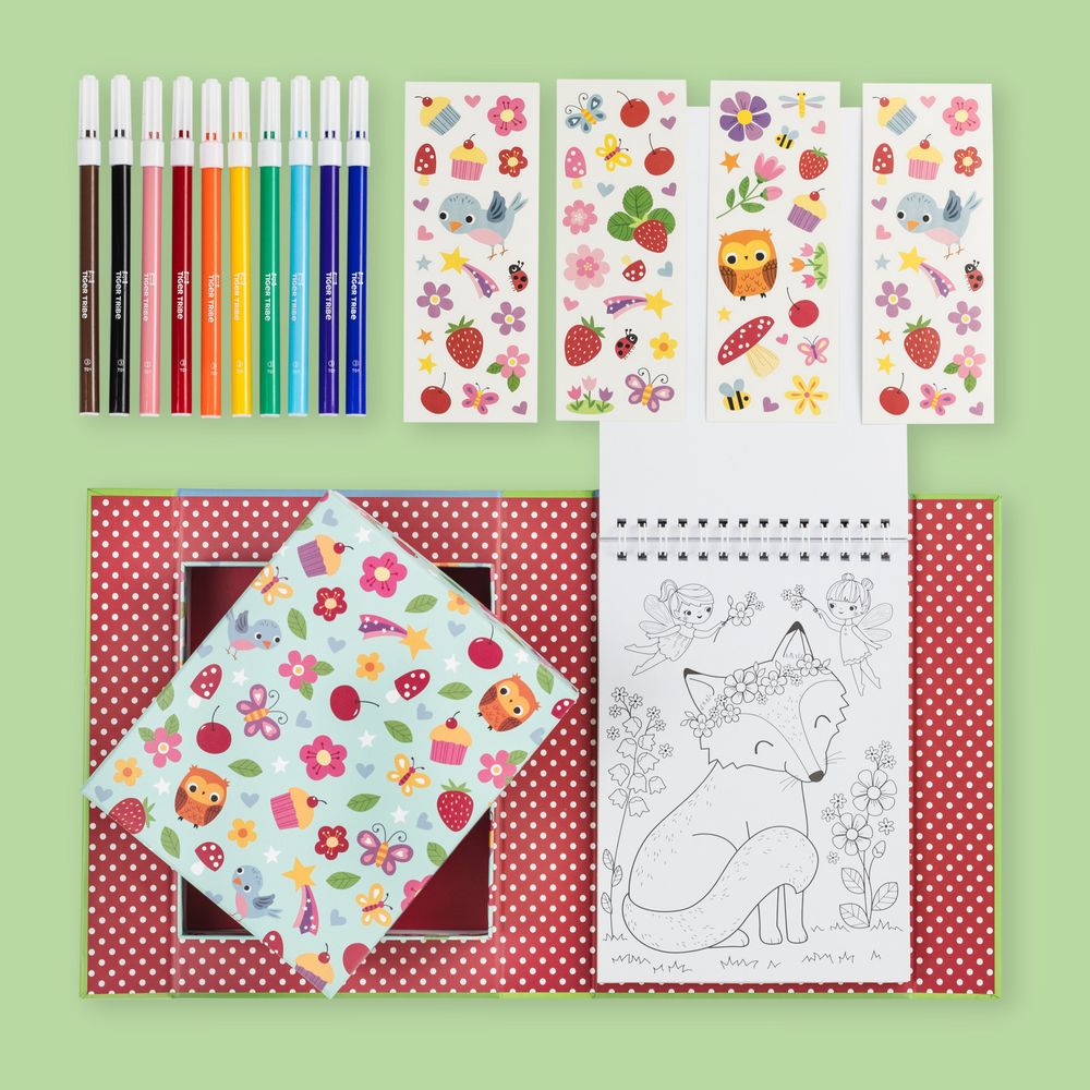 Set de Colorir Forest Fairies