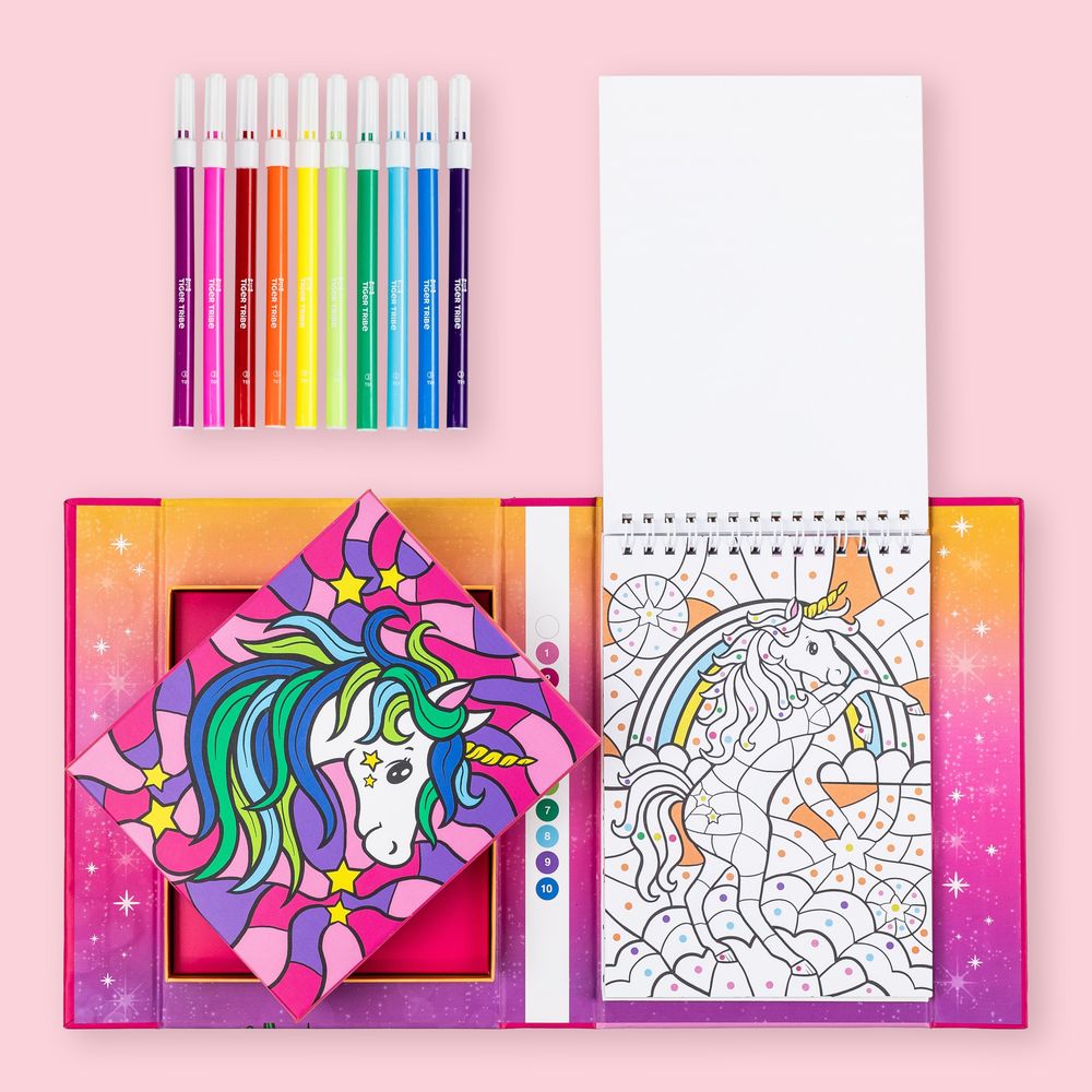 Colour By Numbers Unicorn Dreaming
