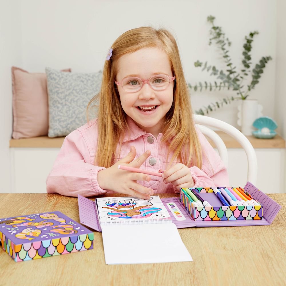 Colour By Numbers Mermaids and Friends