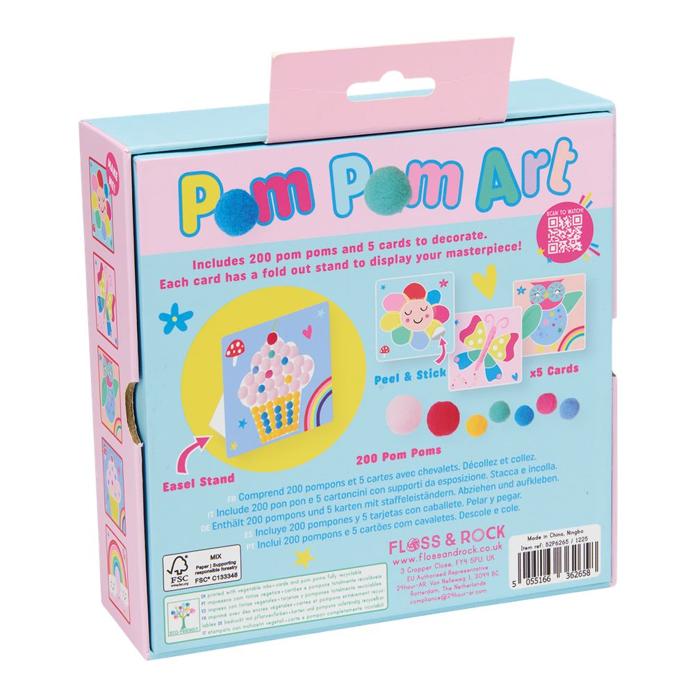 Arte com Pompons | Rainbow Fairy