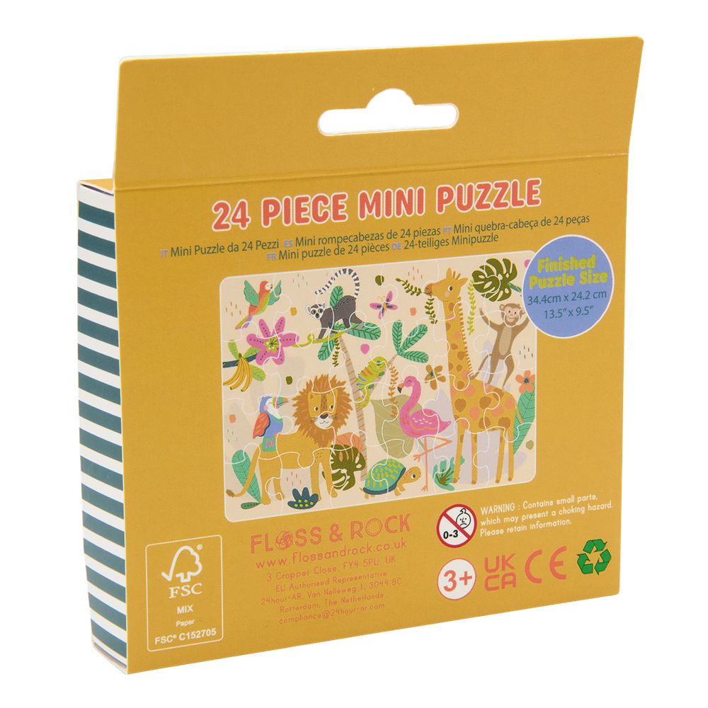 Mini Puzzle | 24 Peças | Selva