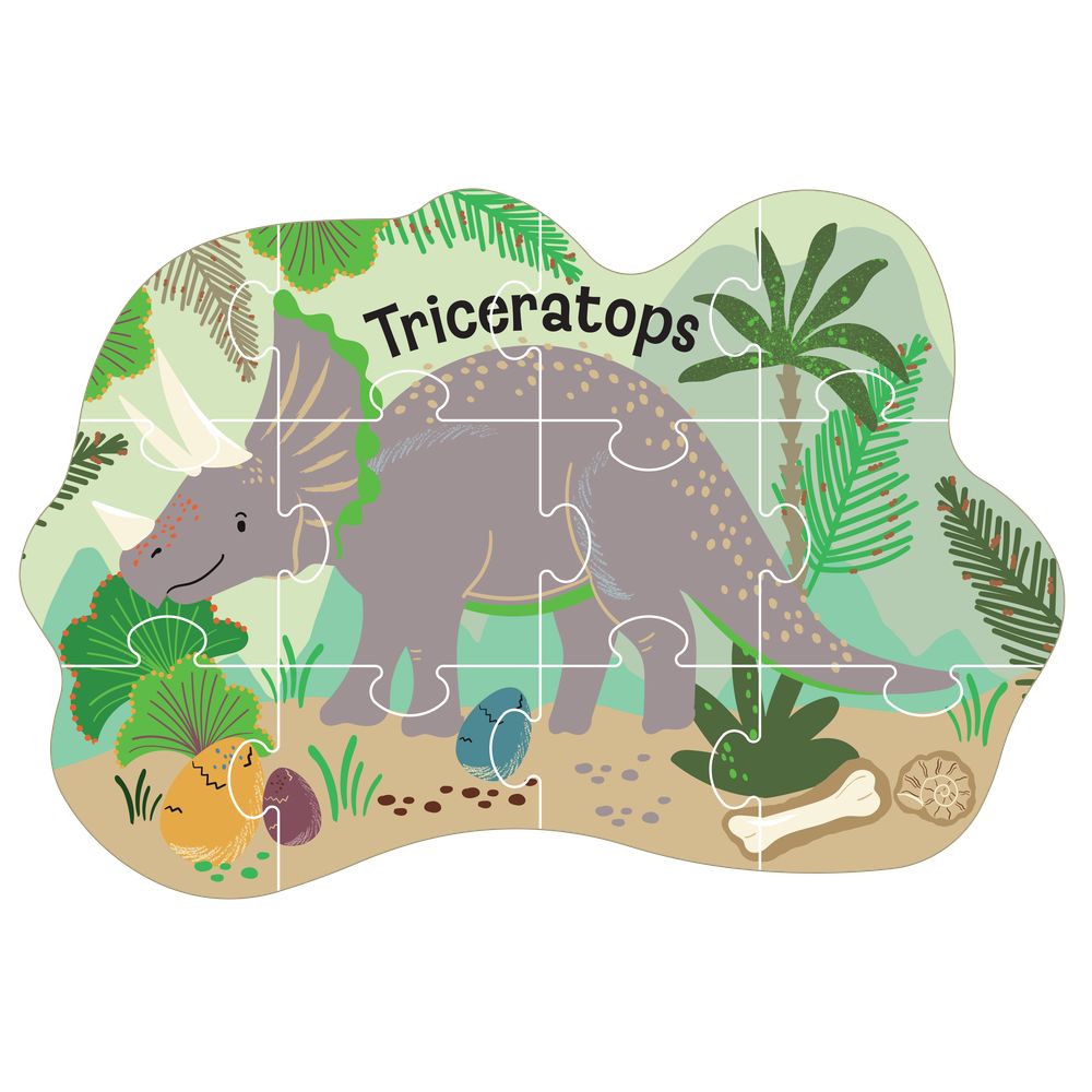 Puzzle | 12 Peças | Dino